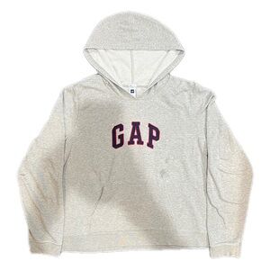 GAP Gray Hoodie with Red Logo